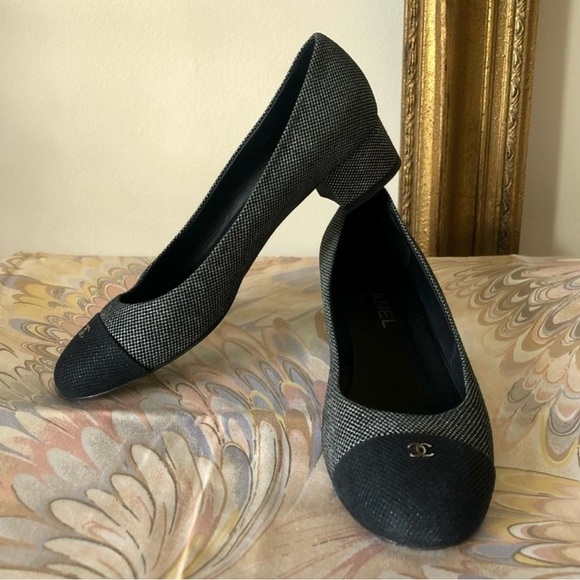 — CHANEL Palladium Pumps — 41 - Picture 1 of 3